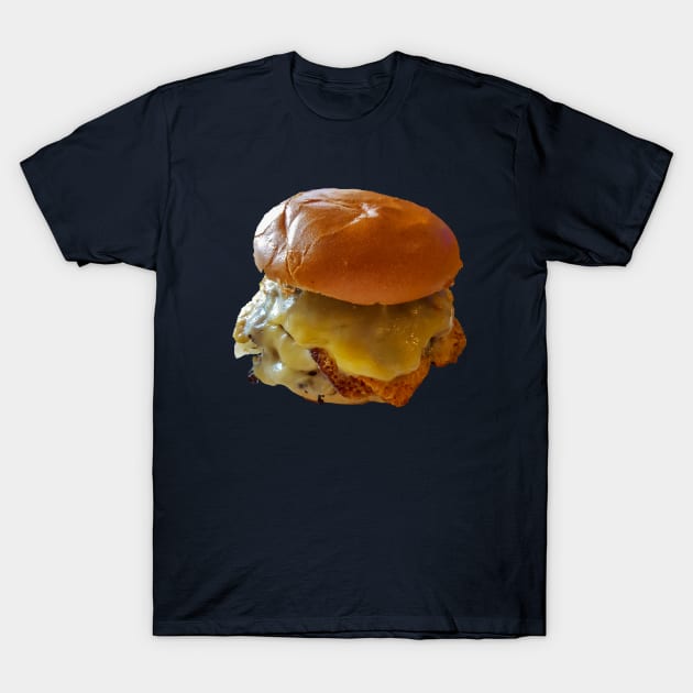 Food Really Cheesy Cheeseburger T-Shirt by ellenhenryart